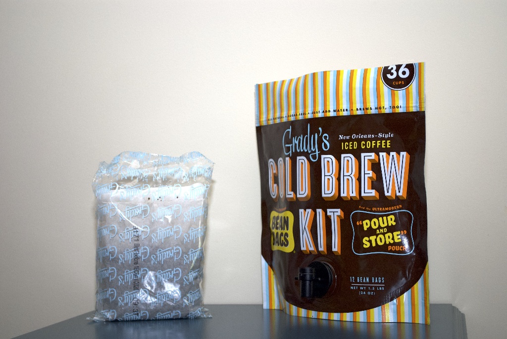 Grady's Iced Coffee, Cold Brew Kit - 12 bags [1.5 lbs (24 oz)]